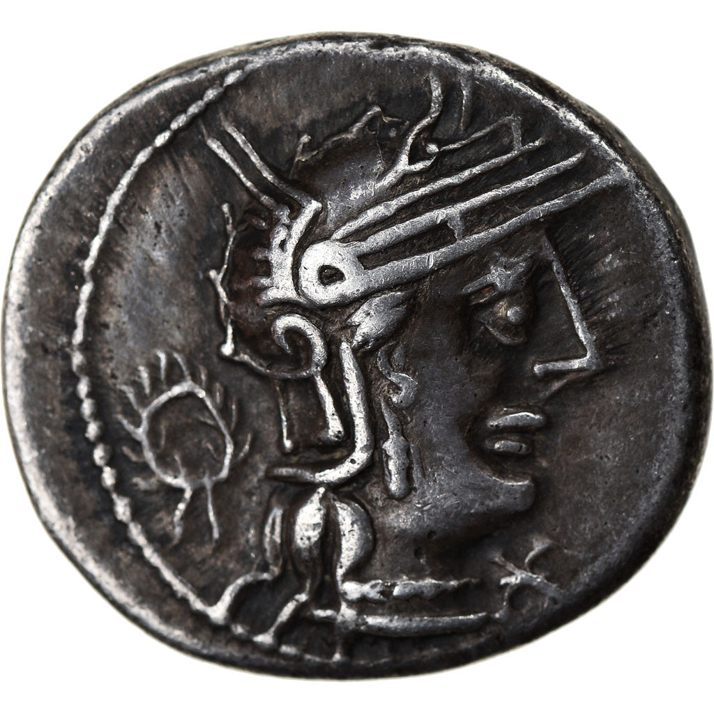 Münze, Opimia, Denarius, Rome, SS+, Silber, Crawford:253/1