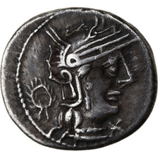Moneta, Opimia, Denarius, Rome, BB+, Argento, Crawford:253/1
