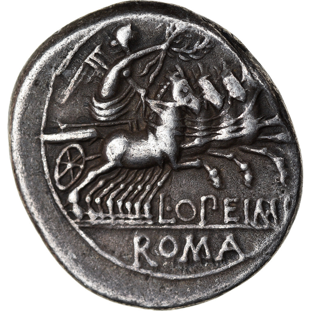 Münze, Opimia, Denarius, Rome, SS+, Silber, Crawford:253/1