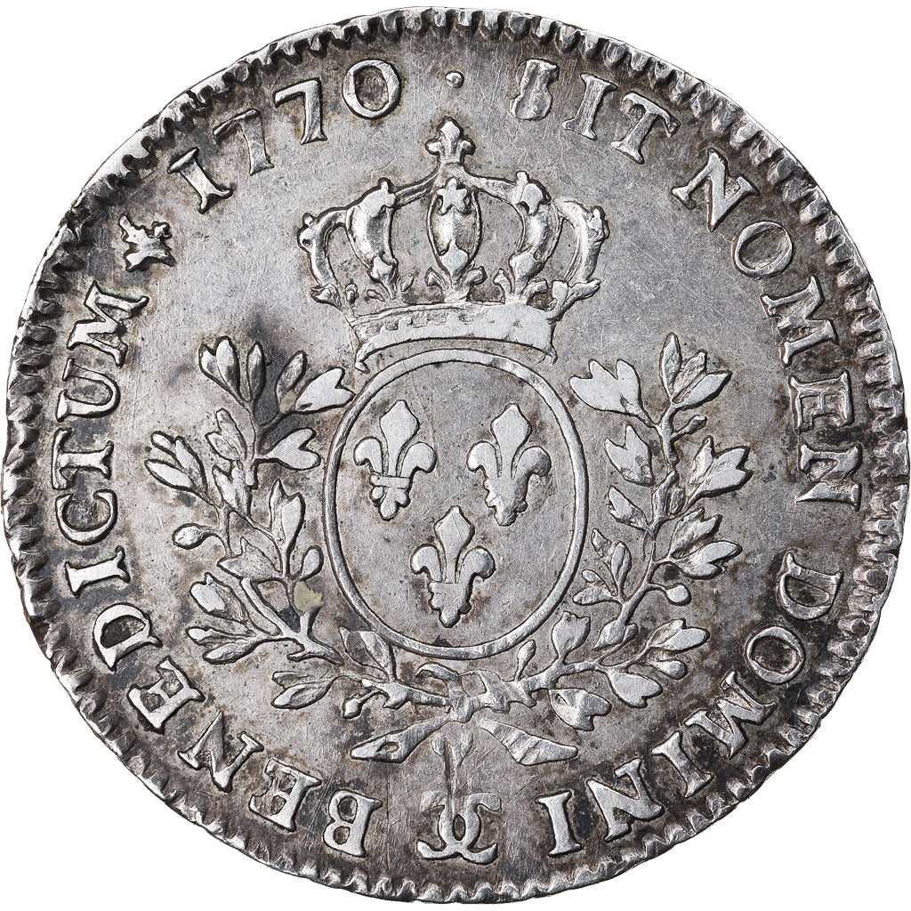 Moneta, Francia, Louis XV, 1/5 Écu au bandeau, 24 Sols, 1/5 ECU, 1770, Besan