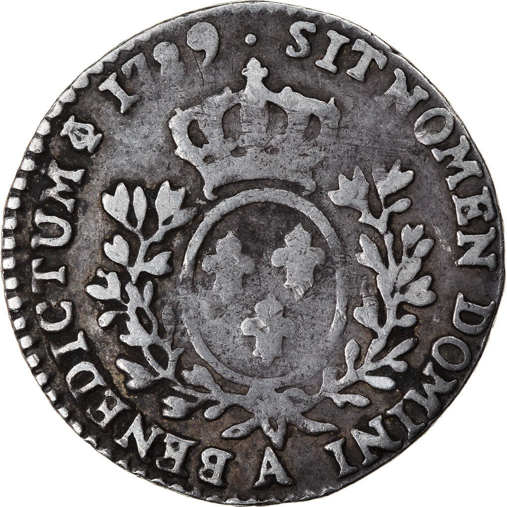 Monnaie, France, Louis XVI, 1/10 Écu, 12 Sols, 1/10 ECU, 1789, Paris, TB+