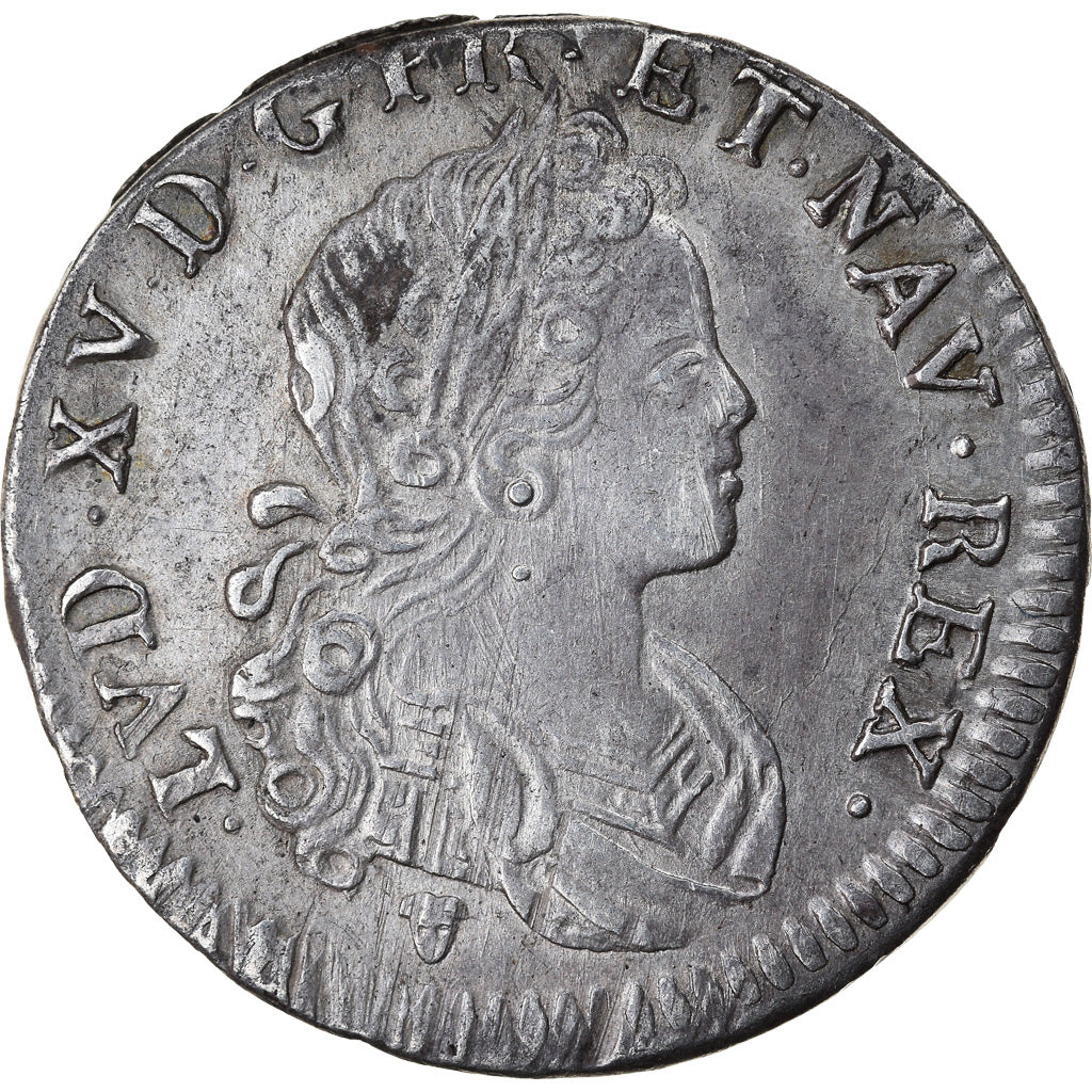 Moneta, Francia, Louis XV, 20 Sols, 1/6 ECU, 1720, Toulouse, BB+, Argento