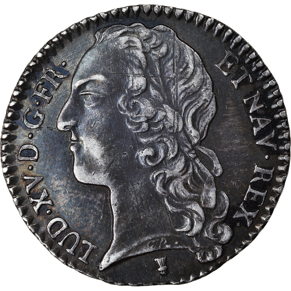 Moneta, Francia, Louis XV, 1/10 Écu au bandeau, 12 Sols, 1/10 ECU, 1741