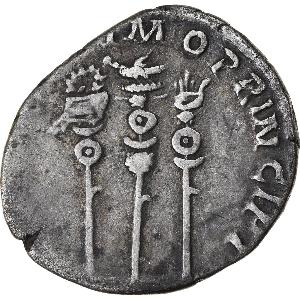 Moneta, Trajan, Denarius, Rome, MB+, Argento, RIC:295