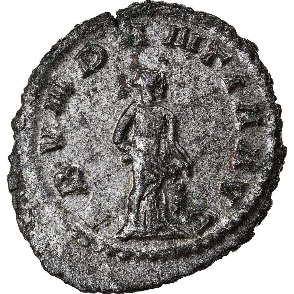 Münze, Gallienus, Antoninianus, 260-269, Rome, Fully silvered, VZ+, Billon