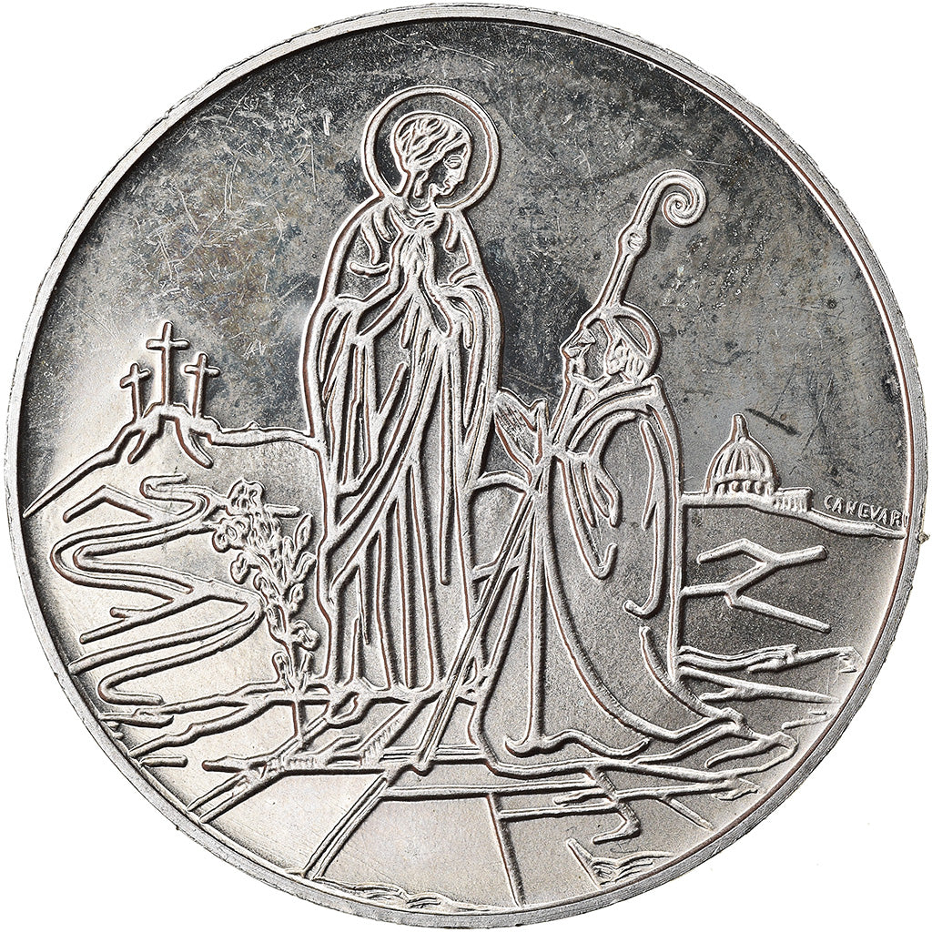 Coin, VATICAN CITY, John Paul II, 500 Lire, 1984, Roma, MS(63), Silver, KM:184