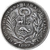 Moneda, Perú, 1/5 Sol, 1899, Lima, MBC, Plata, KM:205.2