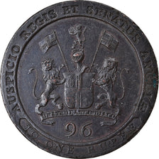 Coin, INDIA-BRITISH, MADRAS PRESIDENCY, 1/96 Rupee, 1/2 Dub, 1797, VF(30-35)