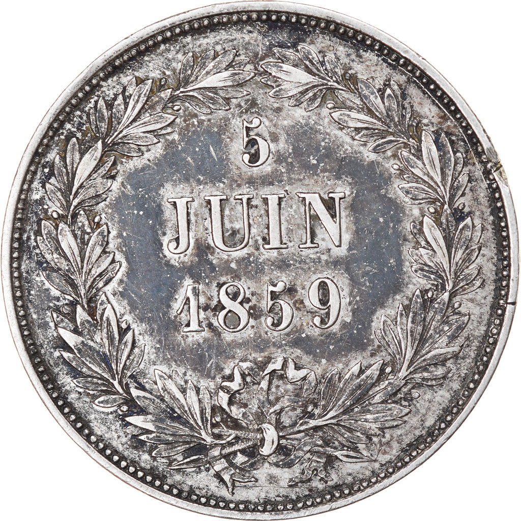 Italia, medalla, Armée franco-piémontaise, History, 1859, EBC, Plata
