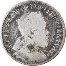 Münze, Äthiopien, Menelik II, Gersh, 1903, Paris, SGE+, Silber, KM:12