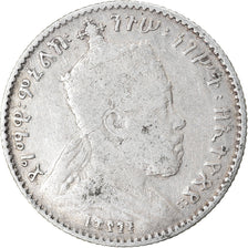 Moneta, Etiopia, Menelik II, Gersh, 1903, Paris, MB, Argento, KM:12