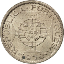 TIMOR, 2-1/2 Escudos, 1970, Lisbon, KM #20, MS(63), Copper-Nickel, 3.53