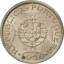 TIMOR, 2-1/2 Escudos, 1970, Lisbon, KM #20, MS(63), Copper-Nickel, 3.53