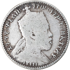 Monnaie, Éthiopie, Menelik II, Gersh, 1903, Paris, TB, Argent, KM:12