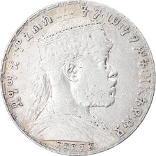 Coin, Ethiopia, Menelik II, Birr, 1903, Paris, VF(20-25), Silver, KM:19