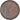 Moneda, Etiopía, Menelik II, 1/32 Birr, 1889, BC+, Cobre o latón, KM:11