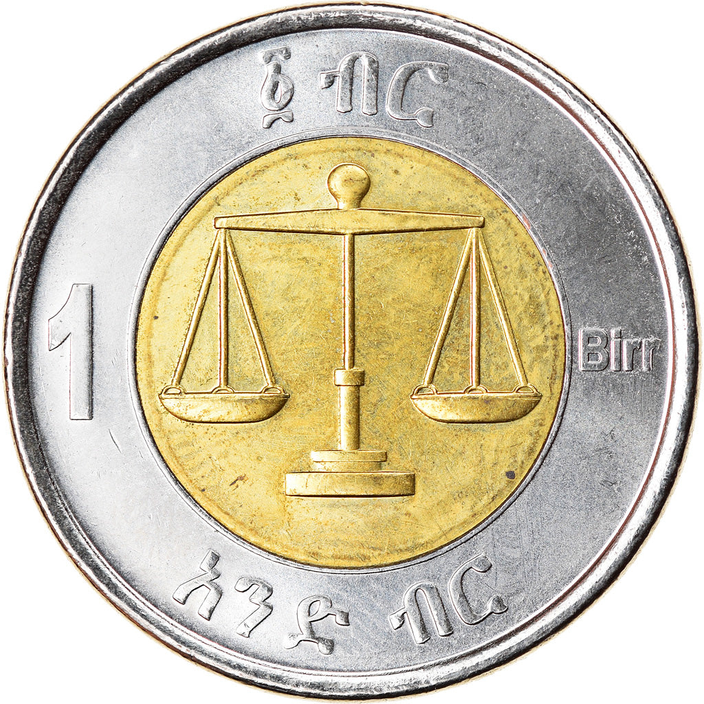 Münze, Äthiopien, Birr, 2010, Royal Canadian Mint, STGL, Bi-Metallic, KM:78
