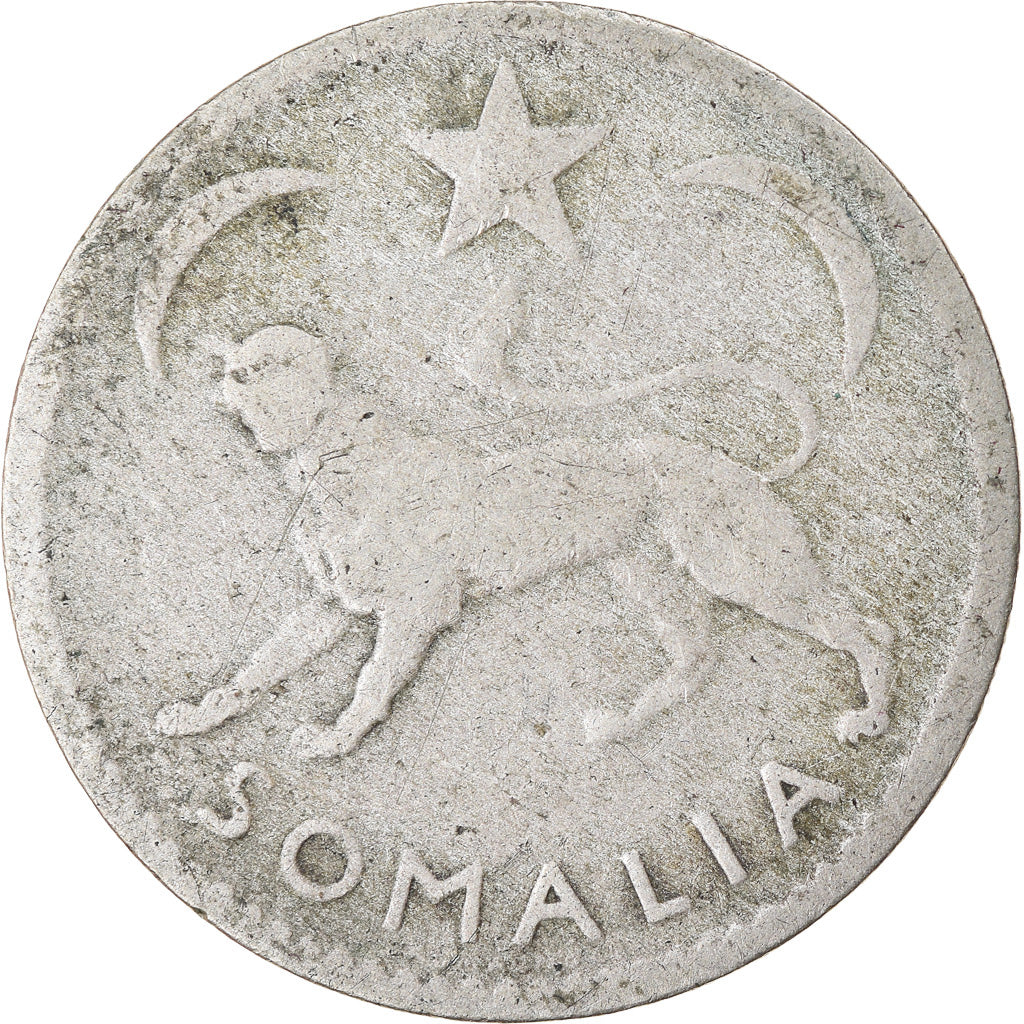 Münze, Somalia, 50 Centesimi, 1950, S+, Silber, KM:4