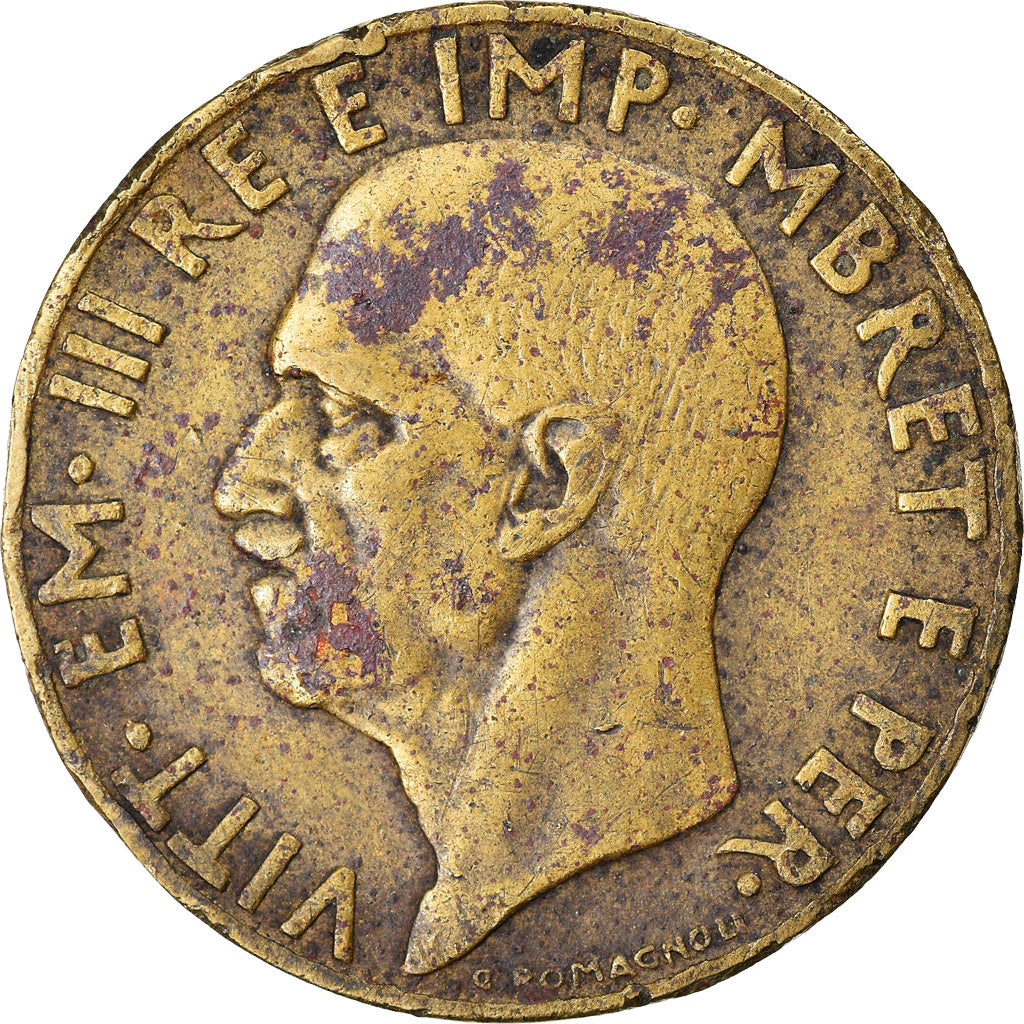 Coin, Albania, Vittorio Emanuele III, 0.10 Lek, 1940, Rome, EF(40-45)