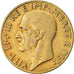 Münze, Albania, Vittorio Emanuele III, 0.10 Lek, 1940, Rome, SS