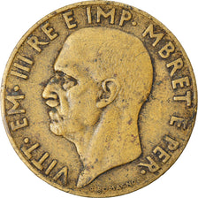Münze, Albania, Vittorio Emanuele III, 0.10 Lek, 1940, Rome, SS