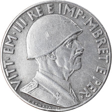 Monnaie, Albania, Vittorio Emanuele III, 0.20 Lek, 1939, Rome, TTB, Stainless
