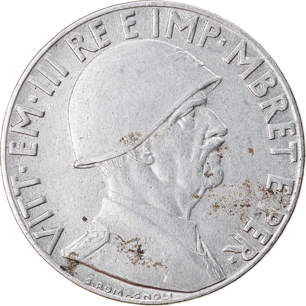 Monnaie, Albania, Vittorio Emanuele III, 0.20 Lek, 1939, Rome, TTB, Stainless