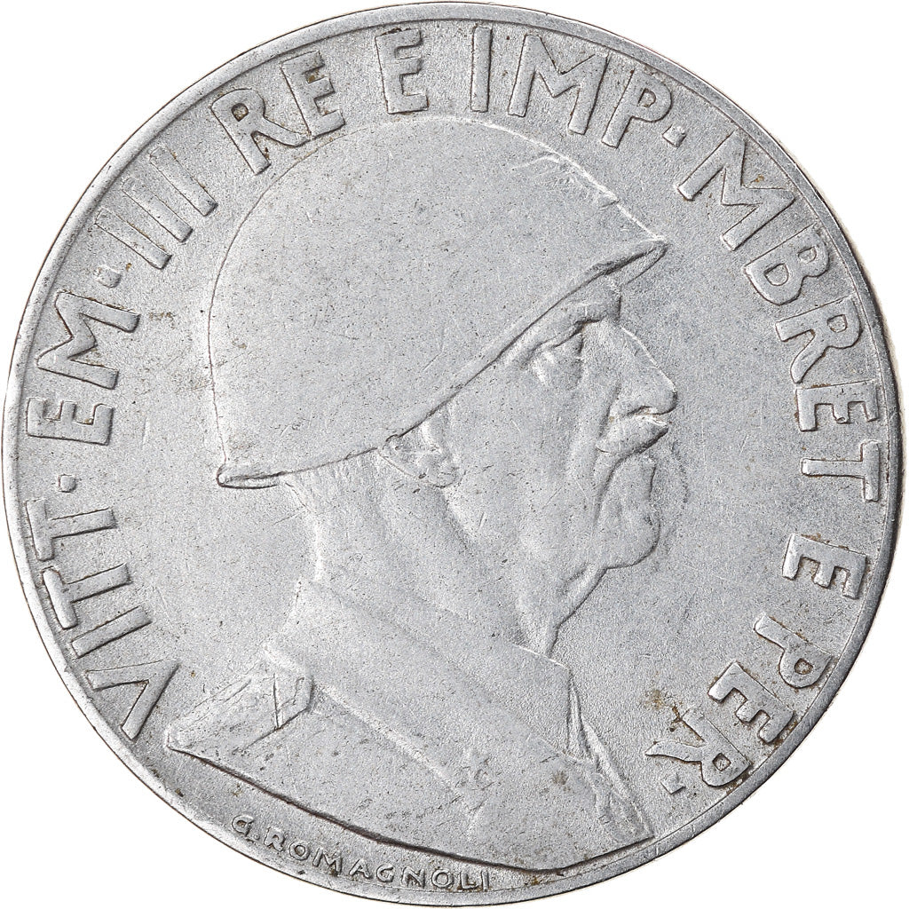 Monnaie, Albania, Vittorio Emanuele III, 0.20 Lek, 1939, Rome, TTB, Stainless