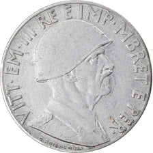 Monnaie, Albania, Vittorio Emanuele III, 0.20 Lek, 1939, Rome, TTB, Stainless