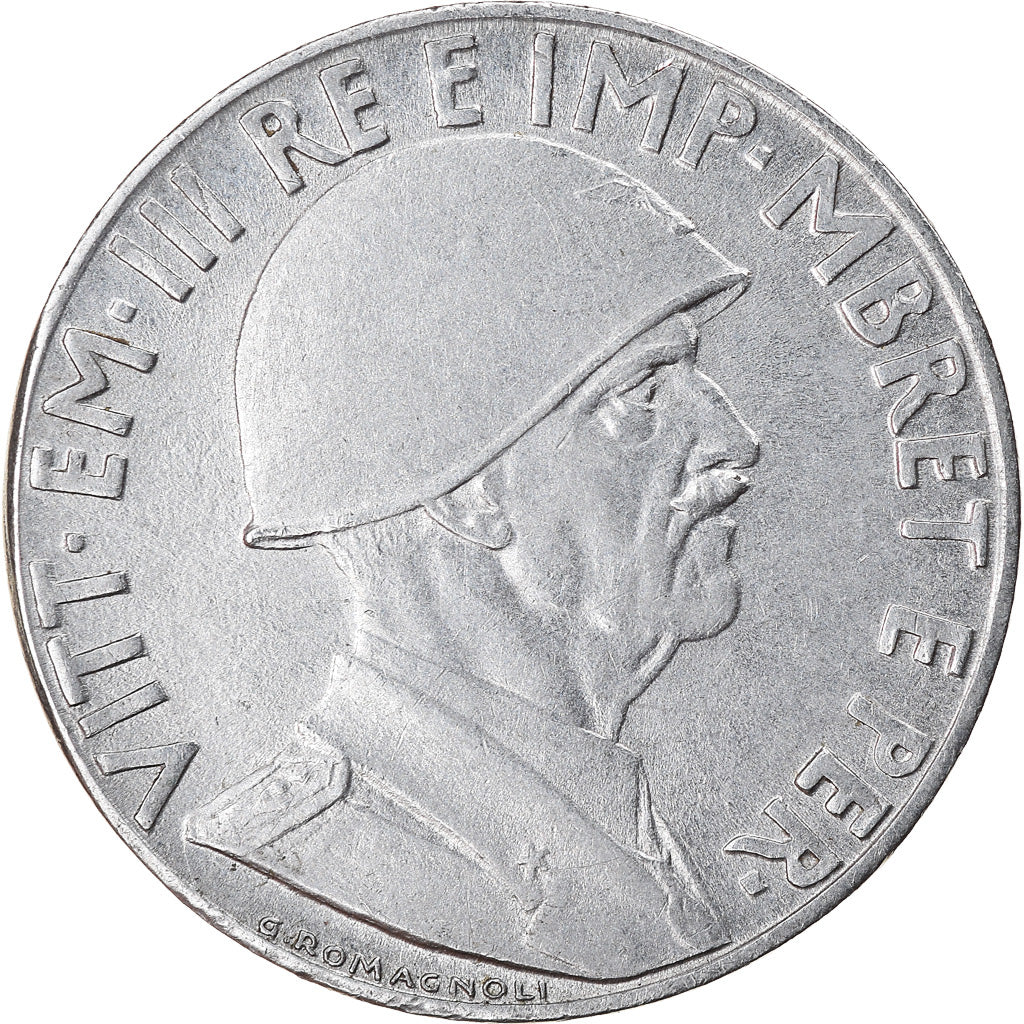 Moeda, Albânia, Vittorio Emanuele III, 0.20 Lek, 1939, Rome, EF(40-45), Aço