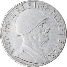 Moneta, Albania, Vittorio Emanuele III, 0.20 Lek, 1939, Rome, BB, Acciaio