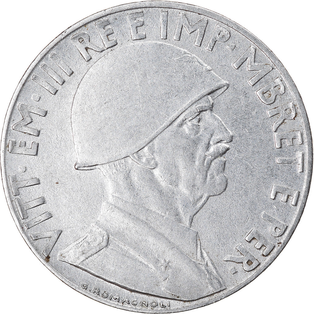 Monnaie, Albania, Vittorio Emanuele III, 0.20 Lek, 1939, Rome, TTB, Stainless