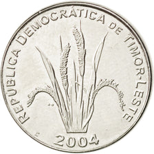 EAST TIMOR, 5 Centavos, 2004, Lisbon, KM #2, MS(63), Nickel Clad Steel, 18.75,..