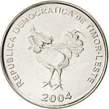 EAST TIMOR, 10 Centavos, 2004, Lisbon, KM #3, MS(63), Nickel Clad Steel, 20.75,.