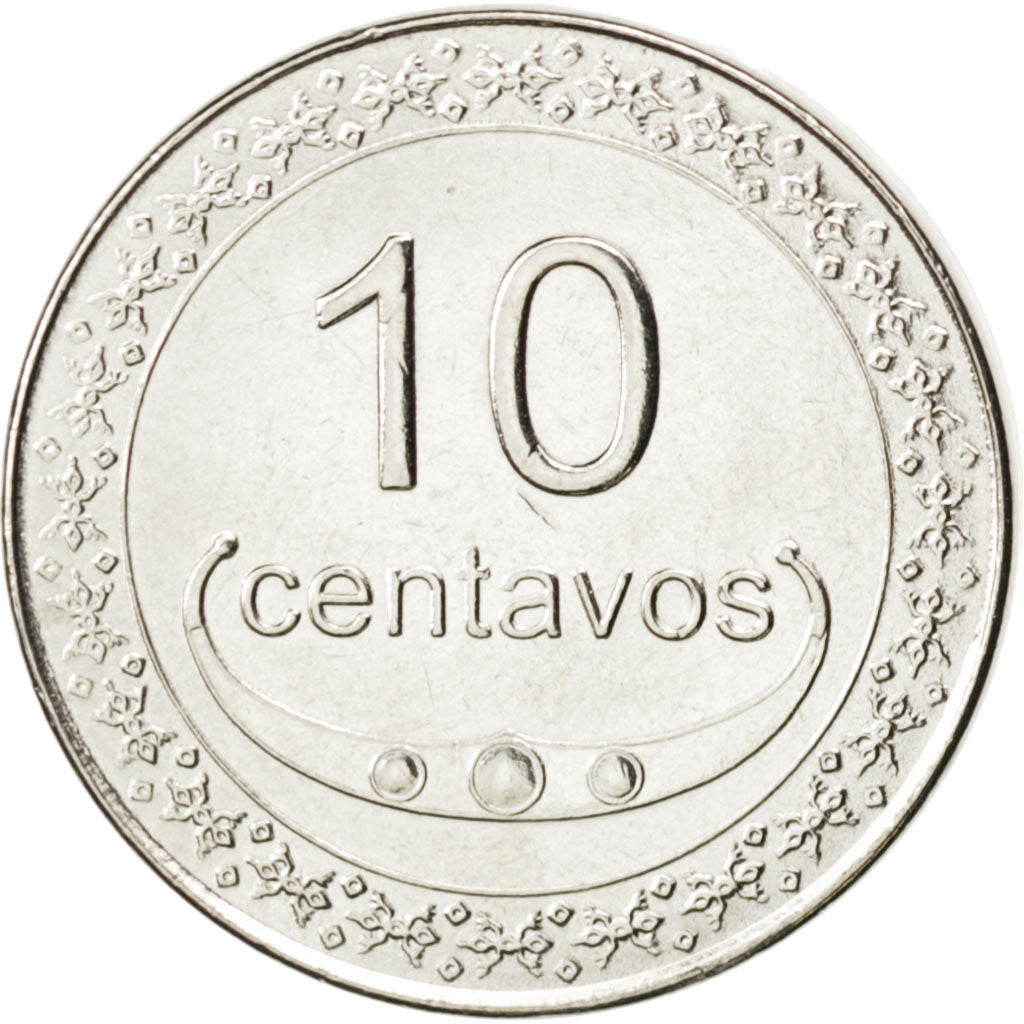 EAST TIMOR, 10 Centavos, 2004, Lisbon, KM #3, MS(63), Nickel Clad Steel, 20.75,.