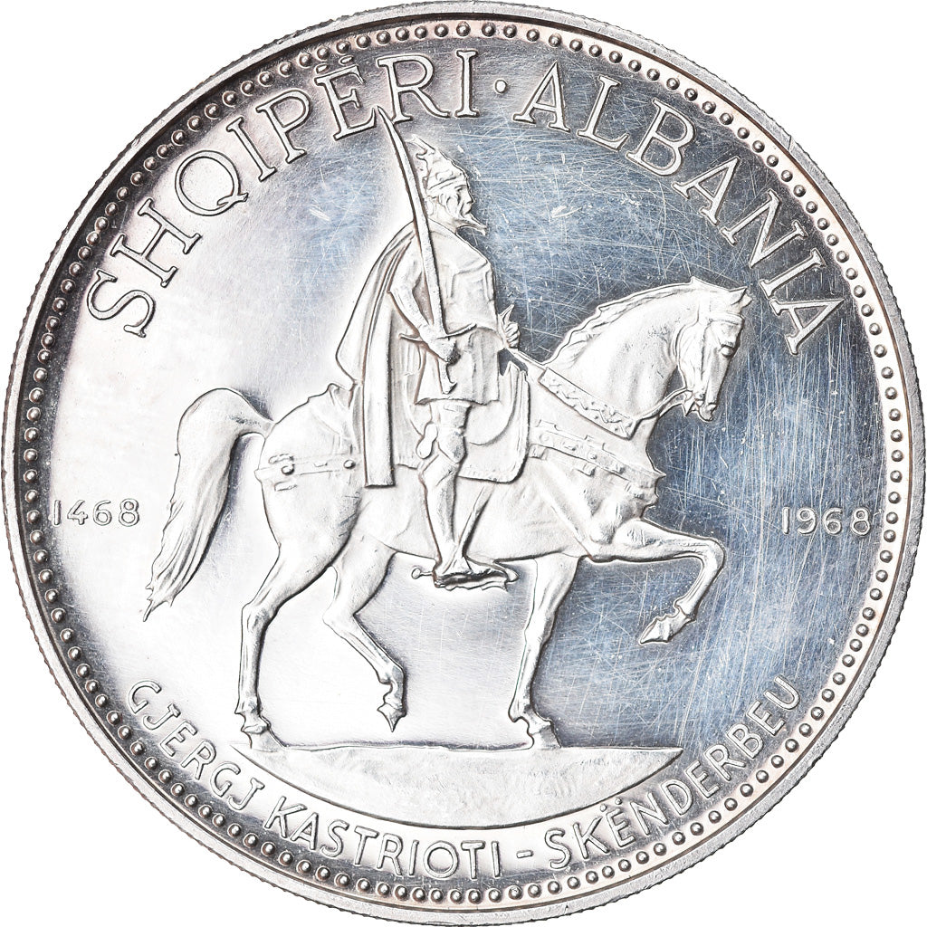 Coin, Albania, 10 Lekë, 1970, MS(60-62), Silver, KM:50.4