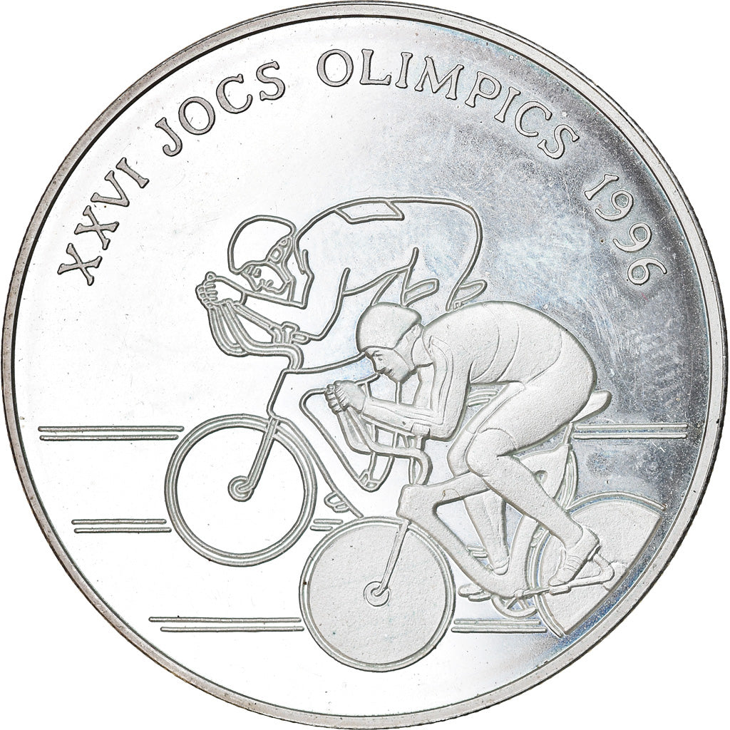 Münze, Andorra, 10 Diners, 1994, SS+, Silber, KM:95
