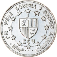 Moneta, Andorra, 10 Diners, 1992, MS(60-62), Srebro, KM:71