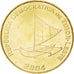 EAST TIMOR, 25 Centavos, 2004, Lisbon, KM #4, MS(63), Nickel-Brass, 21.25, 5.90