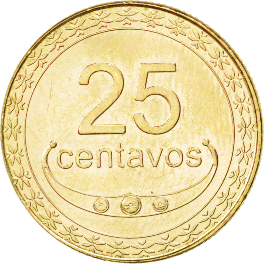 EAST TIMOR, 25 Centavos, 2004, Lisbon, KM #4, MS(63), Nickel-Brass, 21.25, 5.90