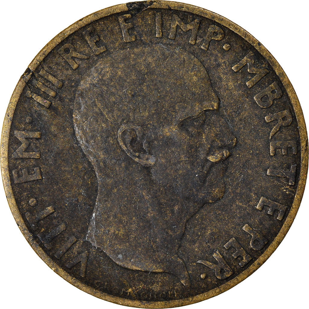 Moeda, Albânia, Vittorio Emanuele III, 0.05 Lek, 1940, Rome, EF(40-45)