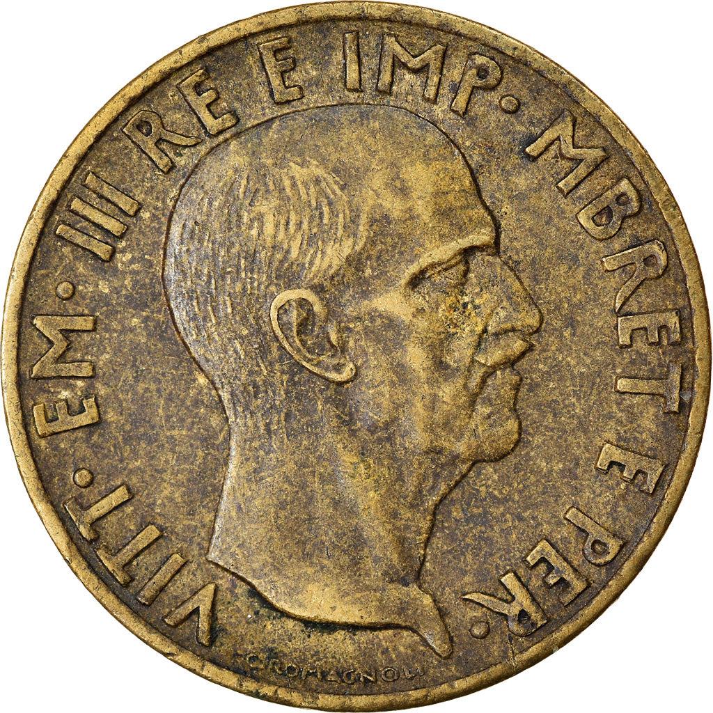 Munten, Albanië, Vittorio Emanuele III, 0.05 Lek, 1940, Rome, ZF