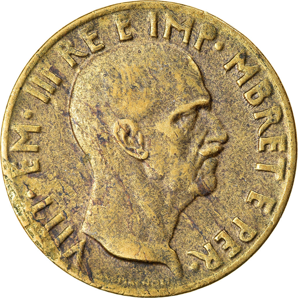 Moeda, Albânia, Vittorio Emanuele III, 0.05 Lek, 1940, Rome, EF(40-45)