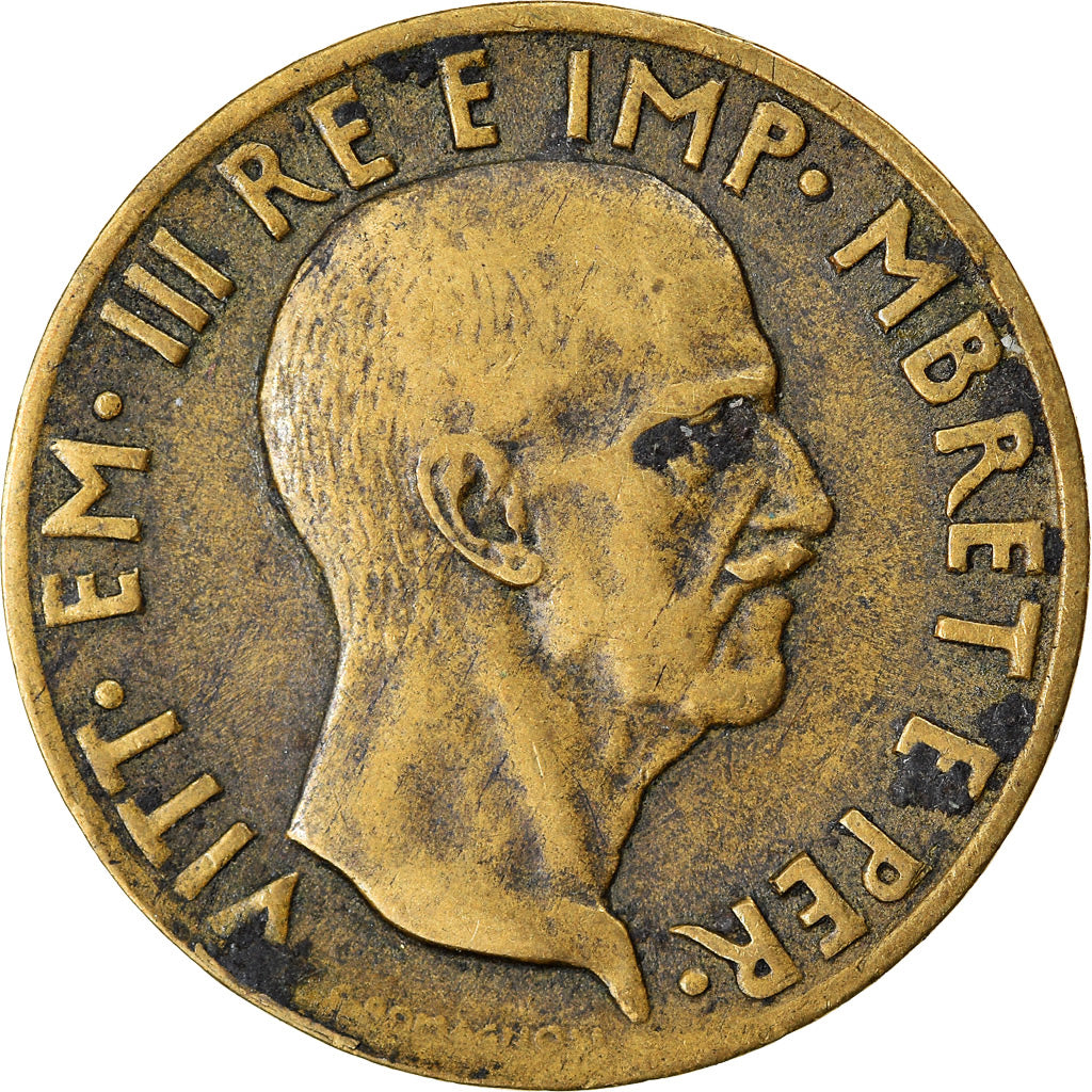 Munten, Albanië, Vittorio Emanuele III, 0.05 Lek, 1940, Rome, ZF