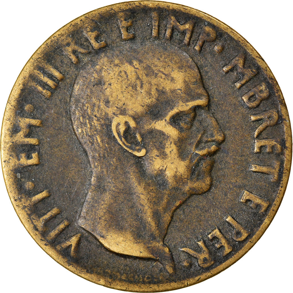 Moneta, Albania, Vittorio Emanuele III, 0.05 Lek, 1940, Rome, BB