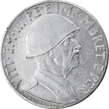 Coin, Albania, Vittorio Emanuele III, 0.20 Lek, 1941, Rome, EF(40-45), Stainless