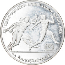 Moneta, Grecja, Pan European Games, 500 Drachmai, 1981, Proof, MS(63), Srebro