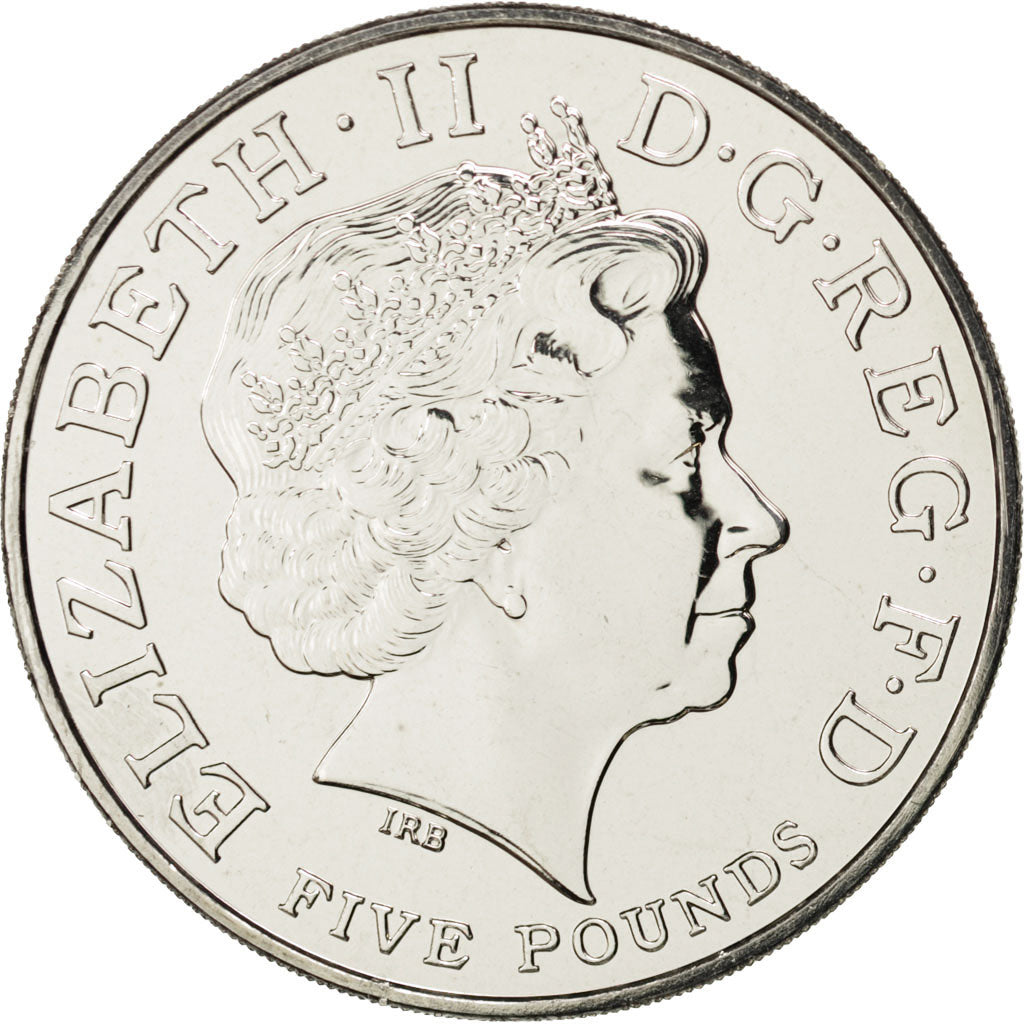GREAT BRITAIN, 5 Pounds, 2009, British Royal Mint, KM #1121, MS(63),...