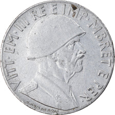 Monnaie, Albania, Vittorio Emanuele III, 0.20 Lek, 1940, Rome, TTB, Stainless