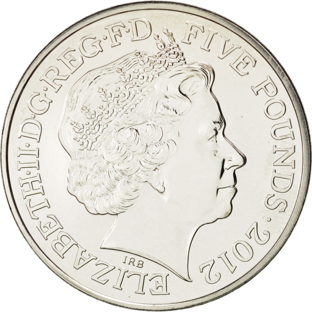 Great Britain, 5 Pounds, 2012, KM #New, MS(63), Cupro-nickel, 28.40